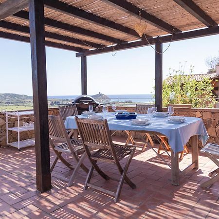Residenza Del Barone Villa Zoe Chia - Vista Mare Exterior foto