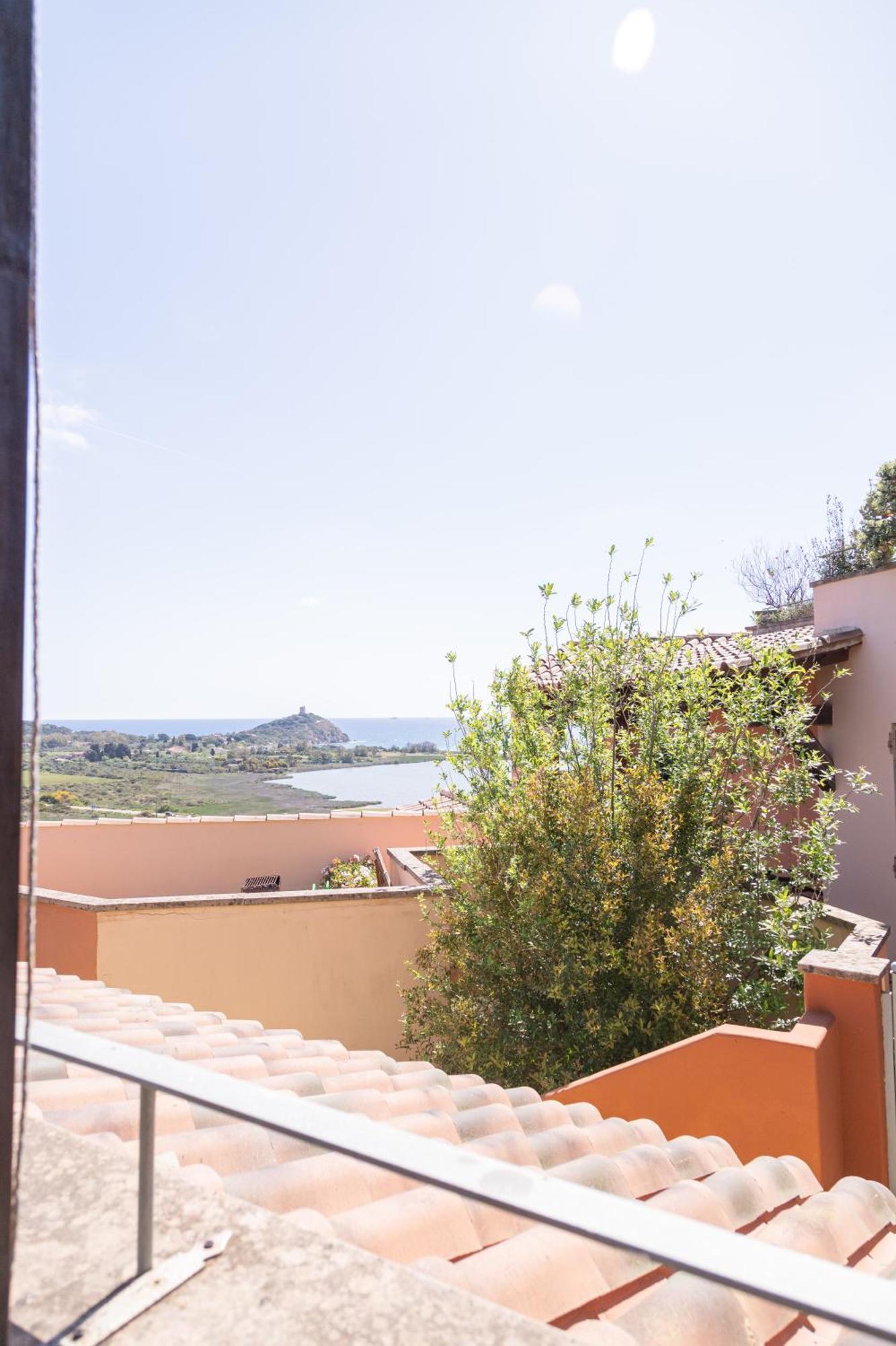 Residenza Del Barone Villa Zoe Chia - Vista Mare Exterior foto